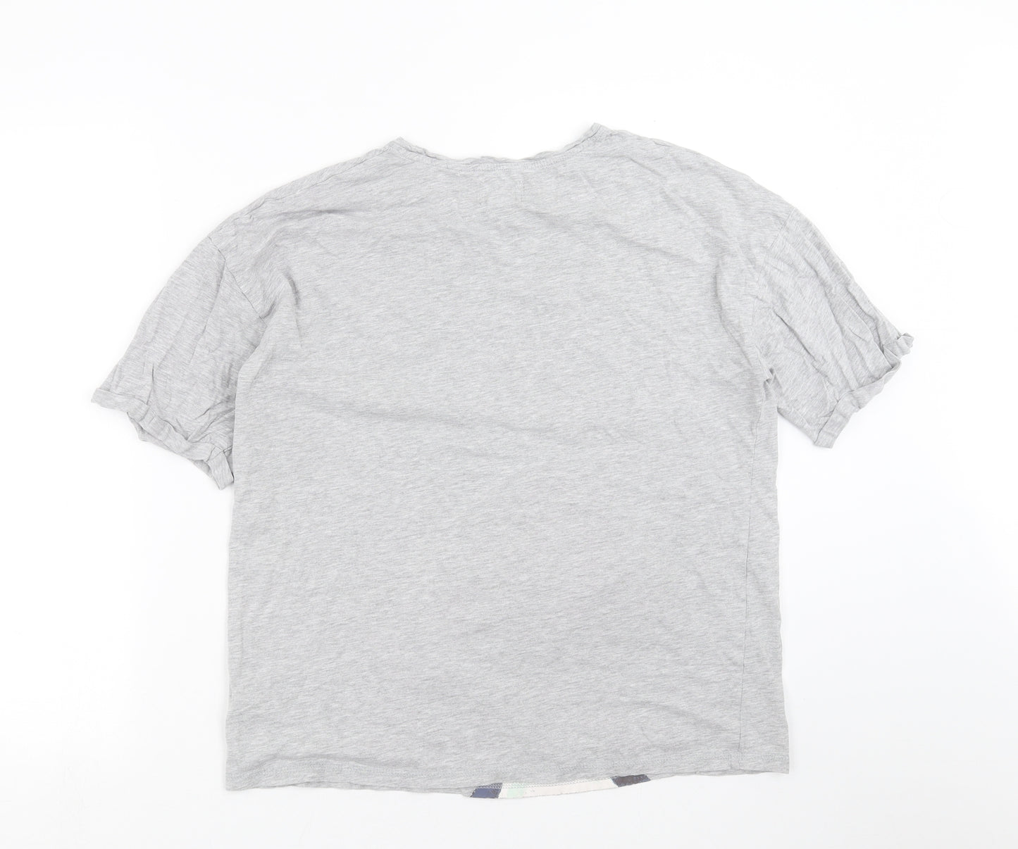 NEXT Womens Grey Solid   Pyjama Top Size S  - penguin