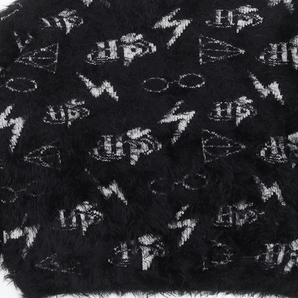 Primark Womens Black   Pullover Jumper Size XS  - fluffy, harry potter