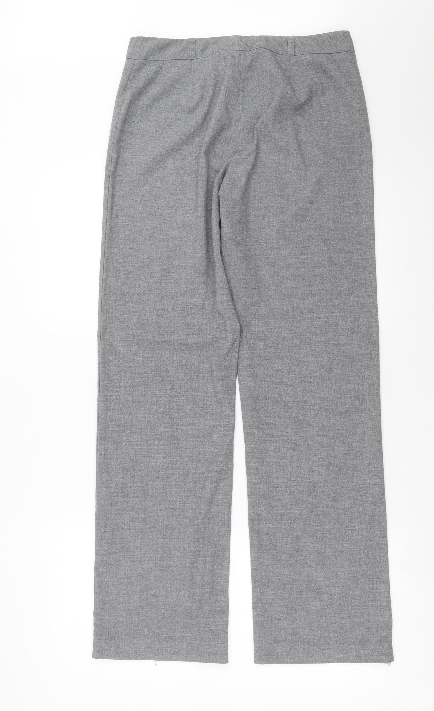 Topshop Womens Grey   Trousers  Size 12 L30 in
