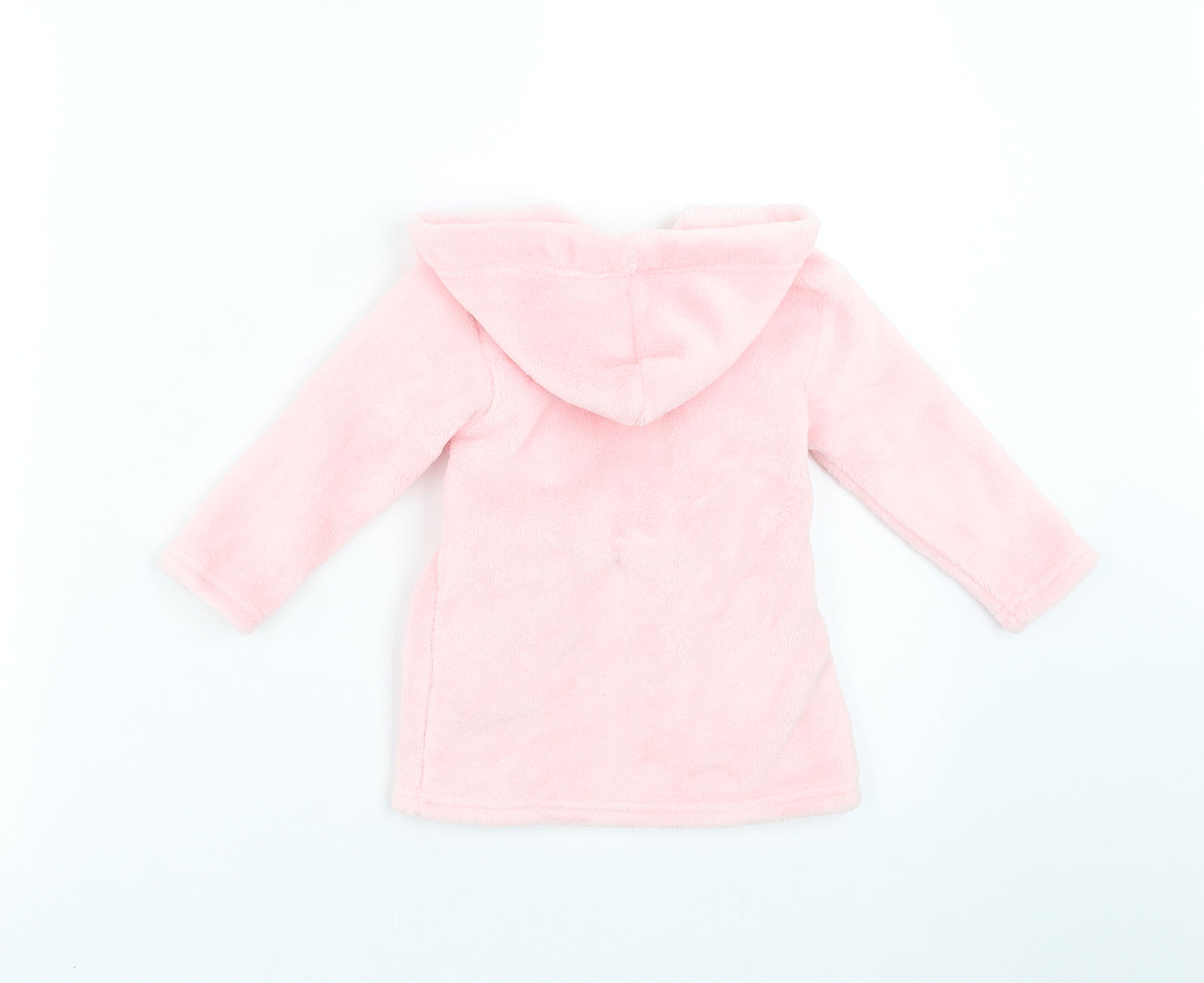 Earlydays Girls Pink Solid   Robe Size 6-9 Months