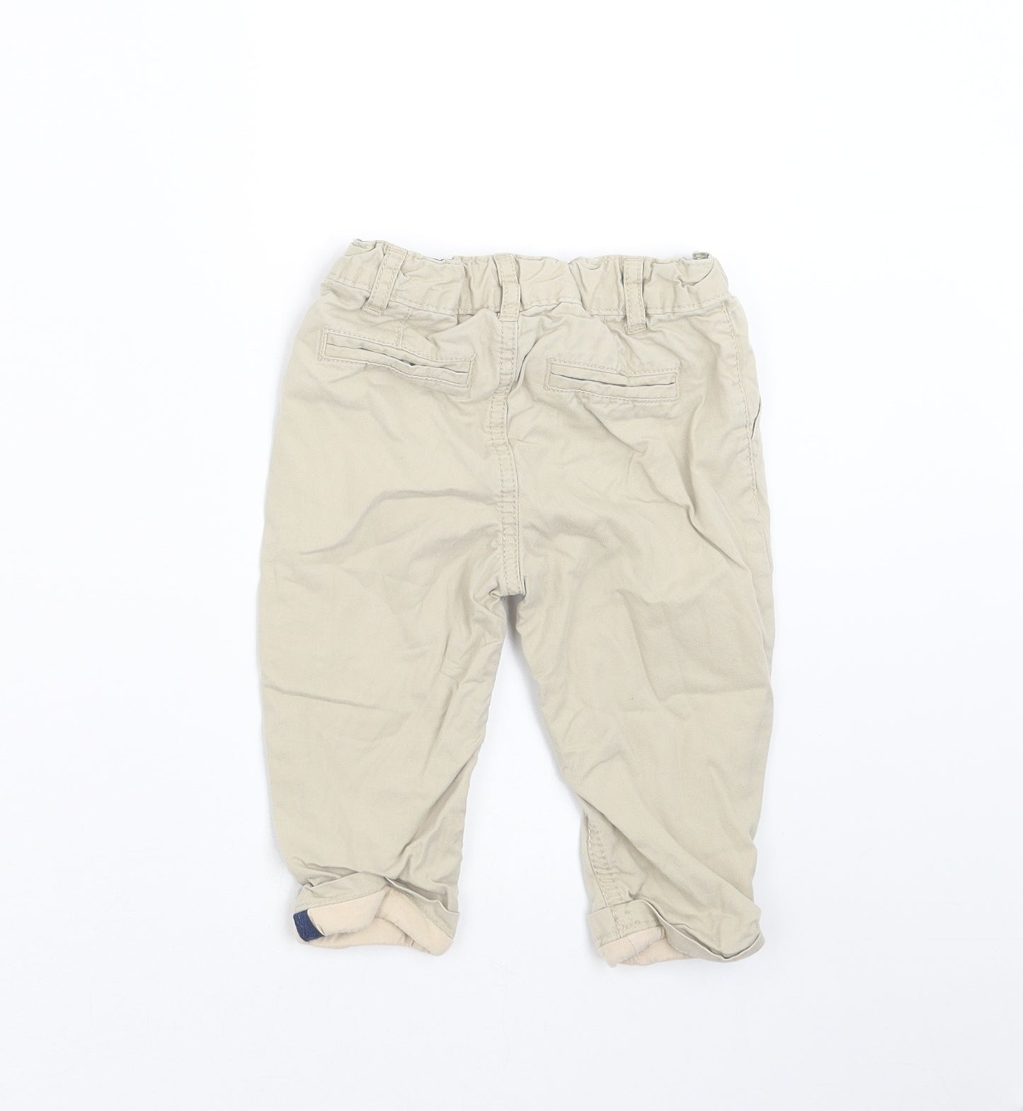 Marks and Spencer Boys Beige    Trousers Size 9-12 Months