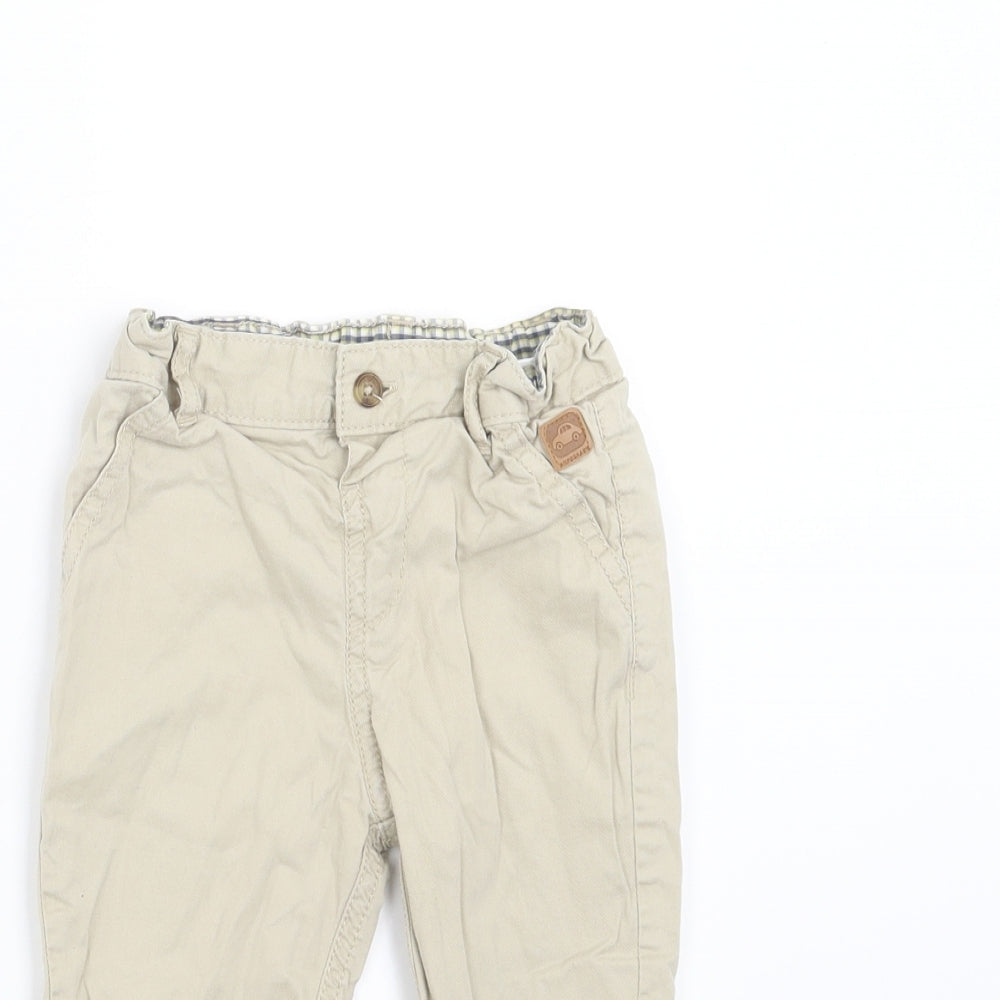 Marks and Spencer Boys Beige    Trousers Size 9-12 Months