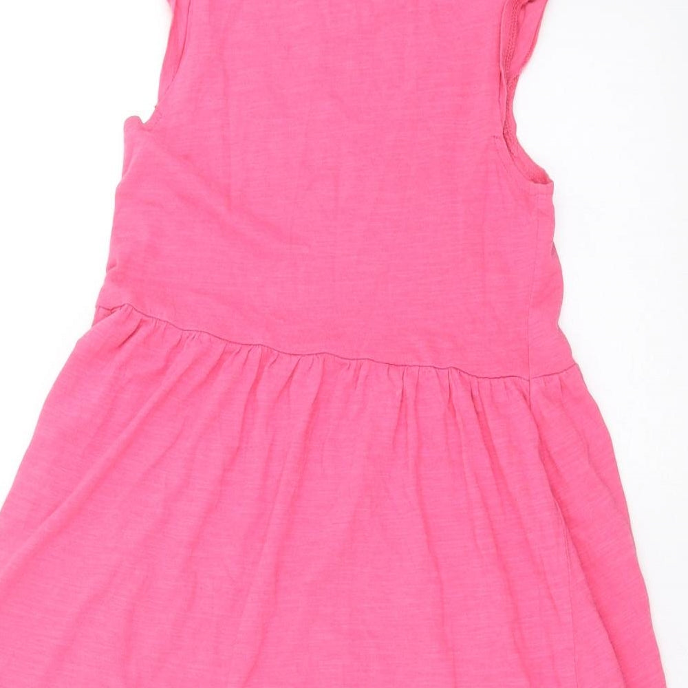 H&M Girls Pink   Fit & Flare  Size 6-7 Years