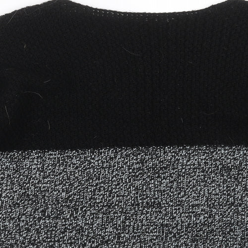 New Look Womens Black  Knit Pullover Jumper Size 8