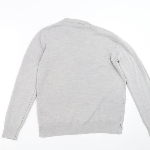 Marks and Spencer Womens Grey  Knit Pullover Jumper Size 14