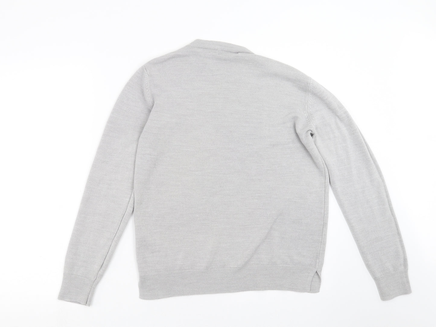 Marks and Spencer Womens Grey  Knit Pullover Jumper Size 14