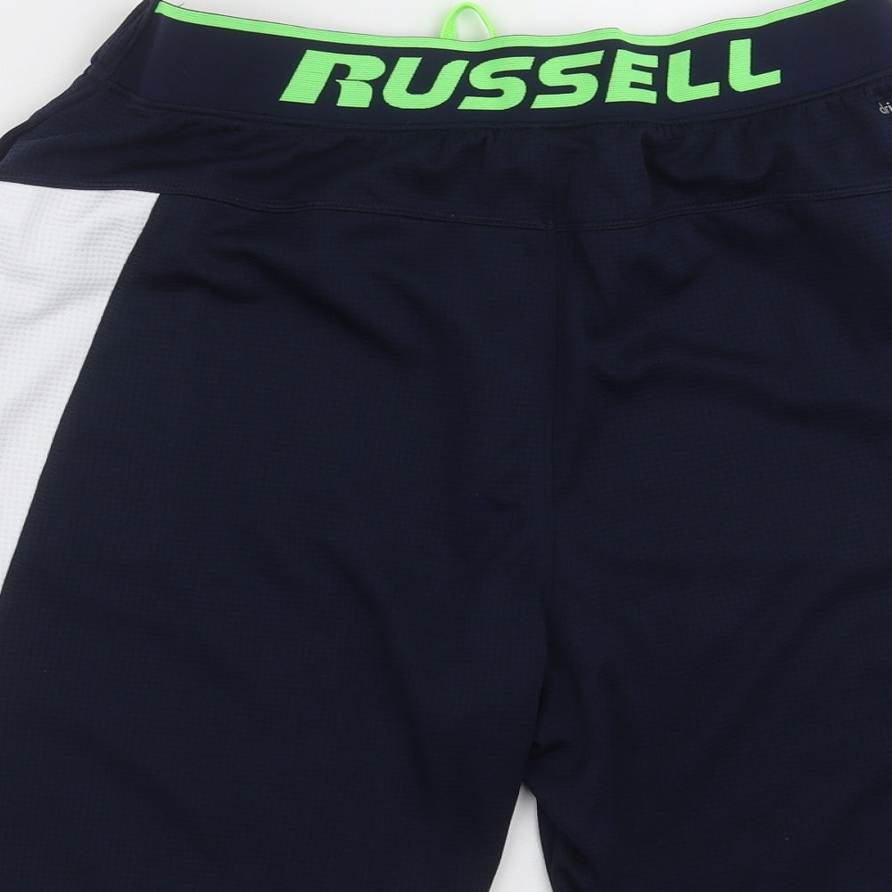 Russell Mens Blue   Bermuda Shorts Size L