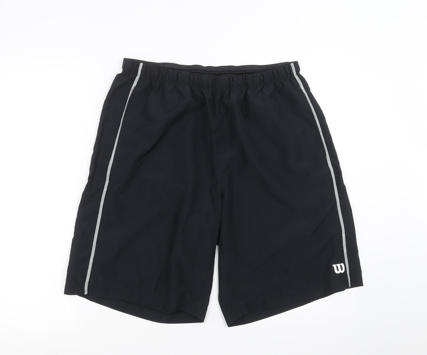 Wilson Mens Black   Athletic Shorts Size L