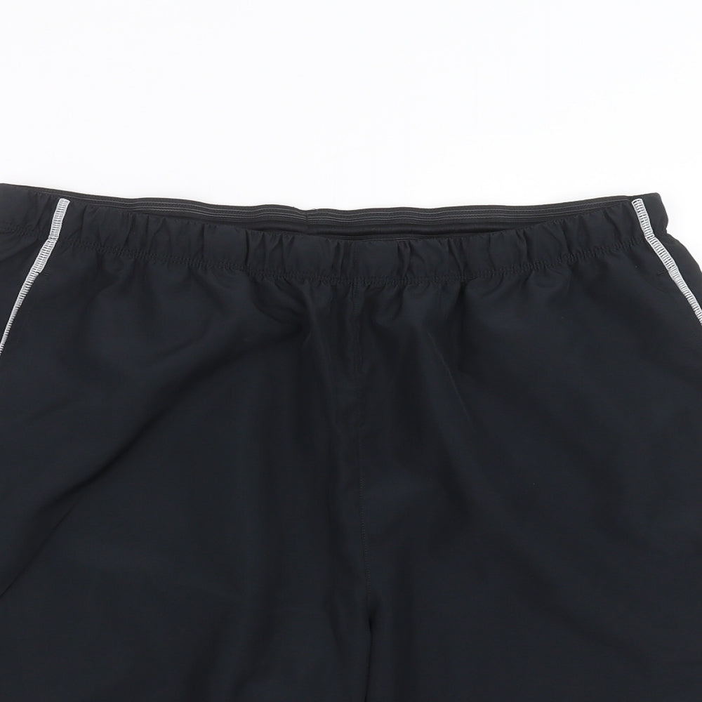 Wilson Mens Black   Athletic Shorts Size L