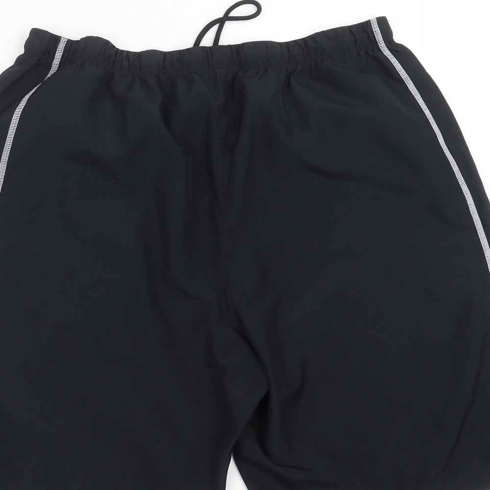 Wilson Mens Black   Athletic Shorts Size L