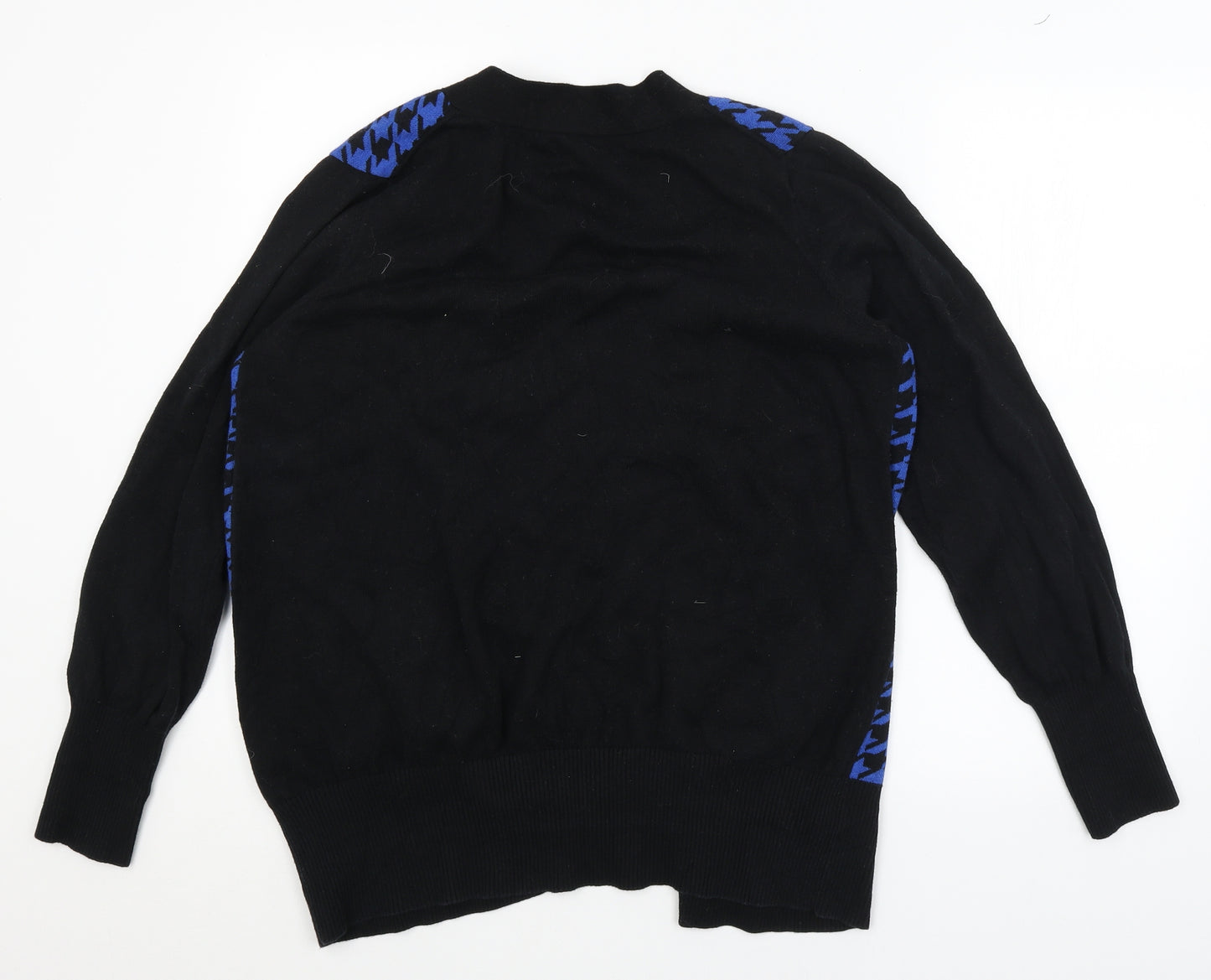 Daniel Hetcher Womens Black   Cardigan Jumper Size 18