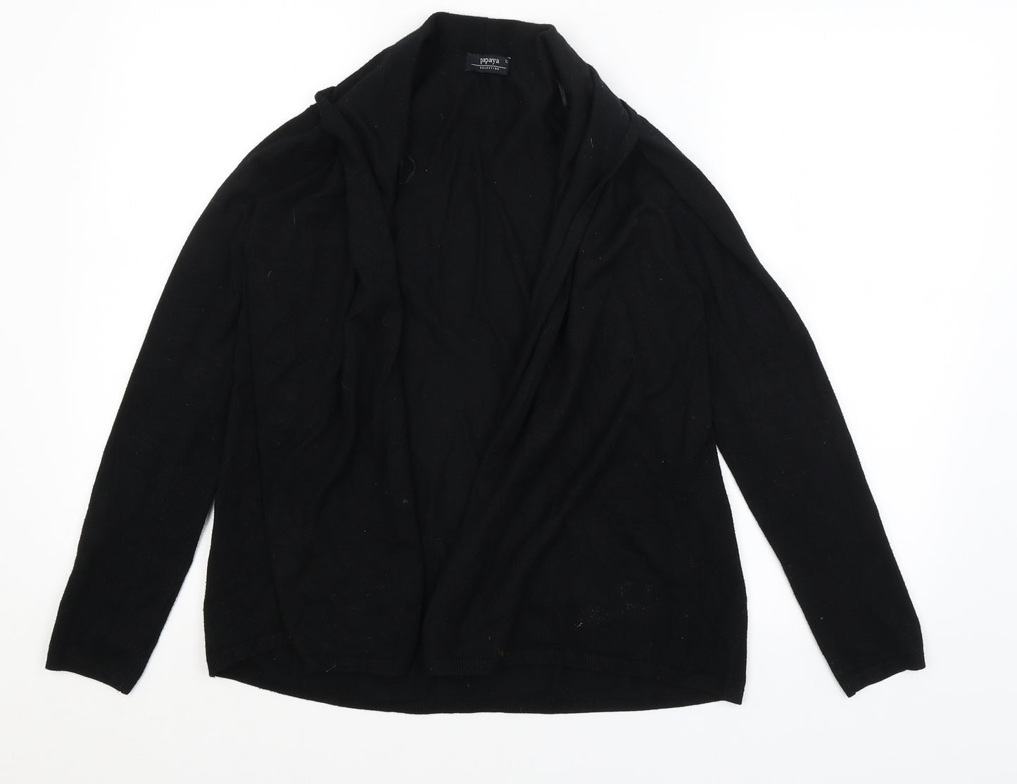 Papaya Womens Black   Cardigan Jumper Size 12