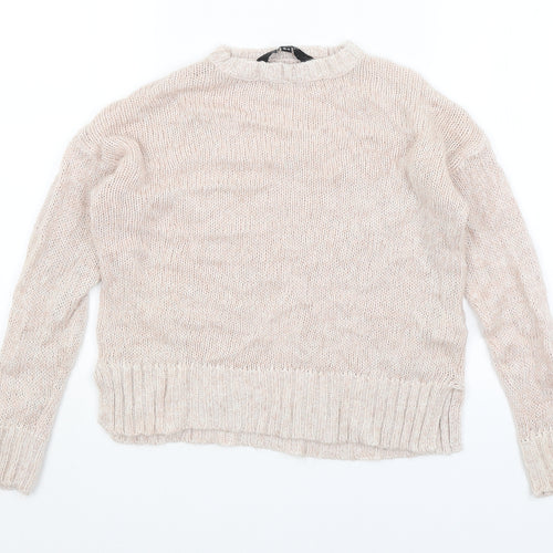 New Look Girls Beige   Pullover Jumper Size 10-11 Years