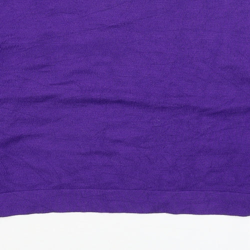 Preworn Womens Purple   Cardigan Jumper Size 12