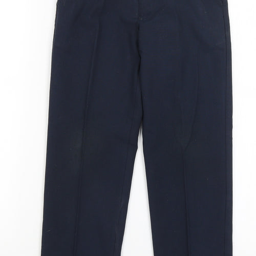 M&S Boys Blue   Dress Pants Trousers Size 8-9 Years