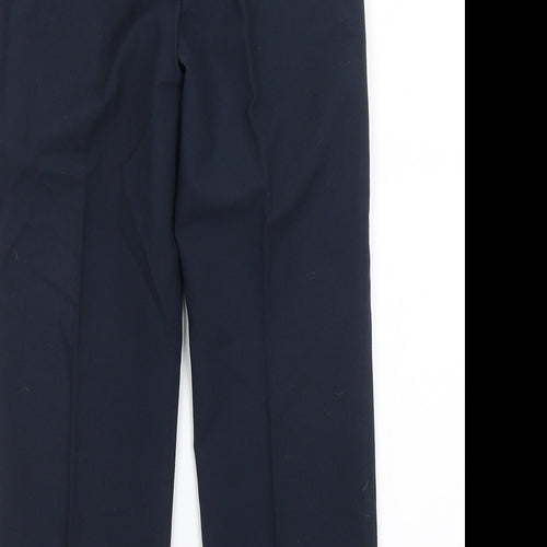 M&S Boys Blue   Dress Pants Trousers Size 8-9 Years