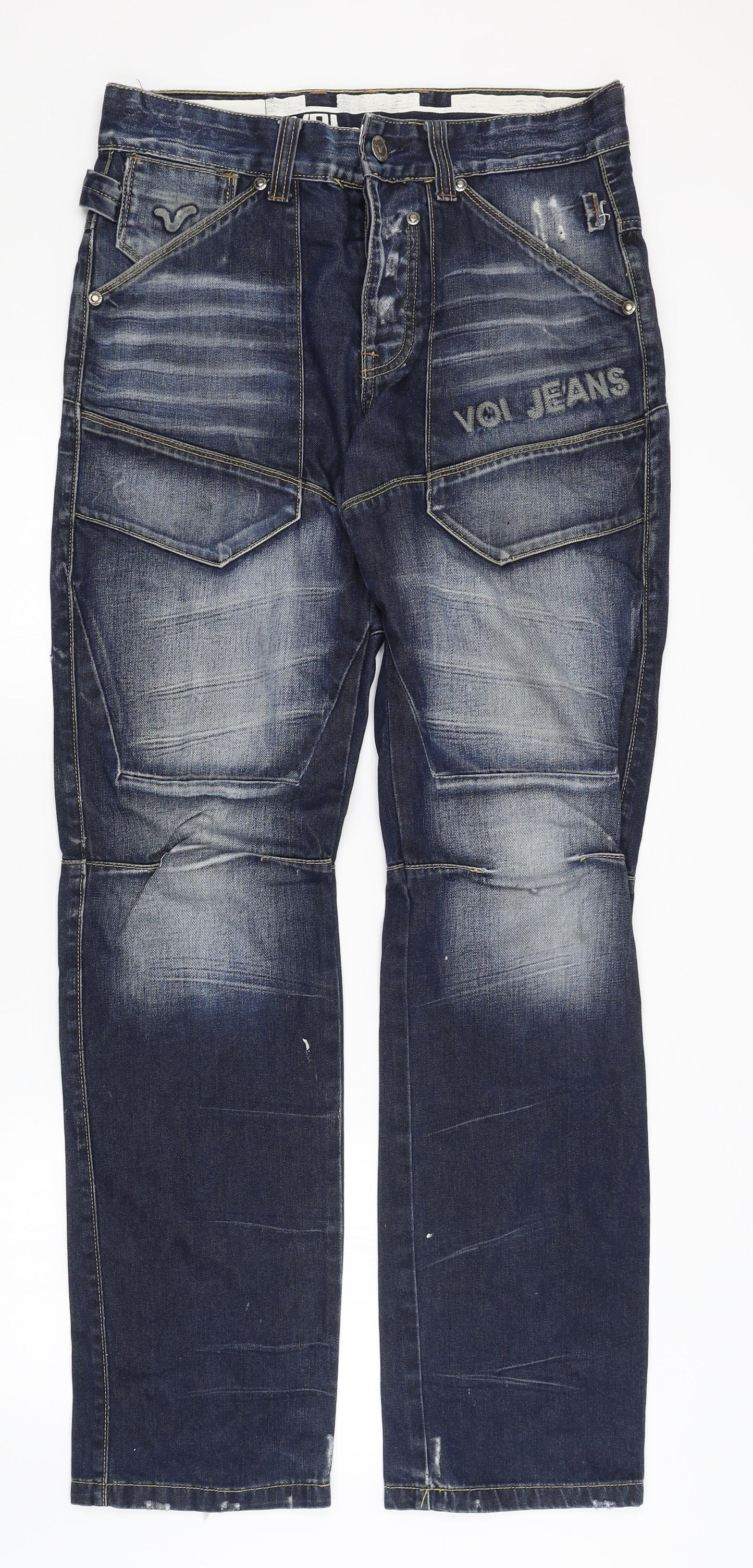 Voi Jeans Mens Blue   Straight Jeans Size 32 in L33 in