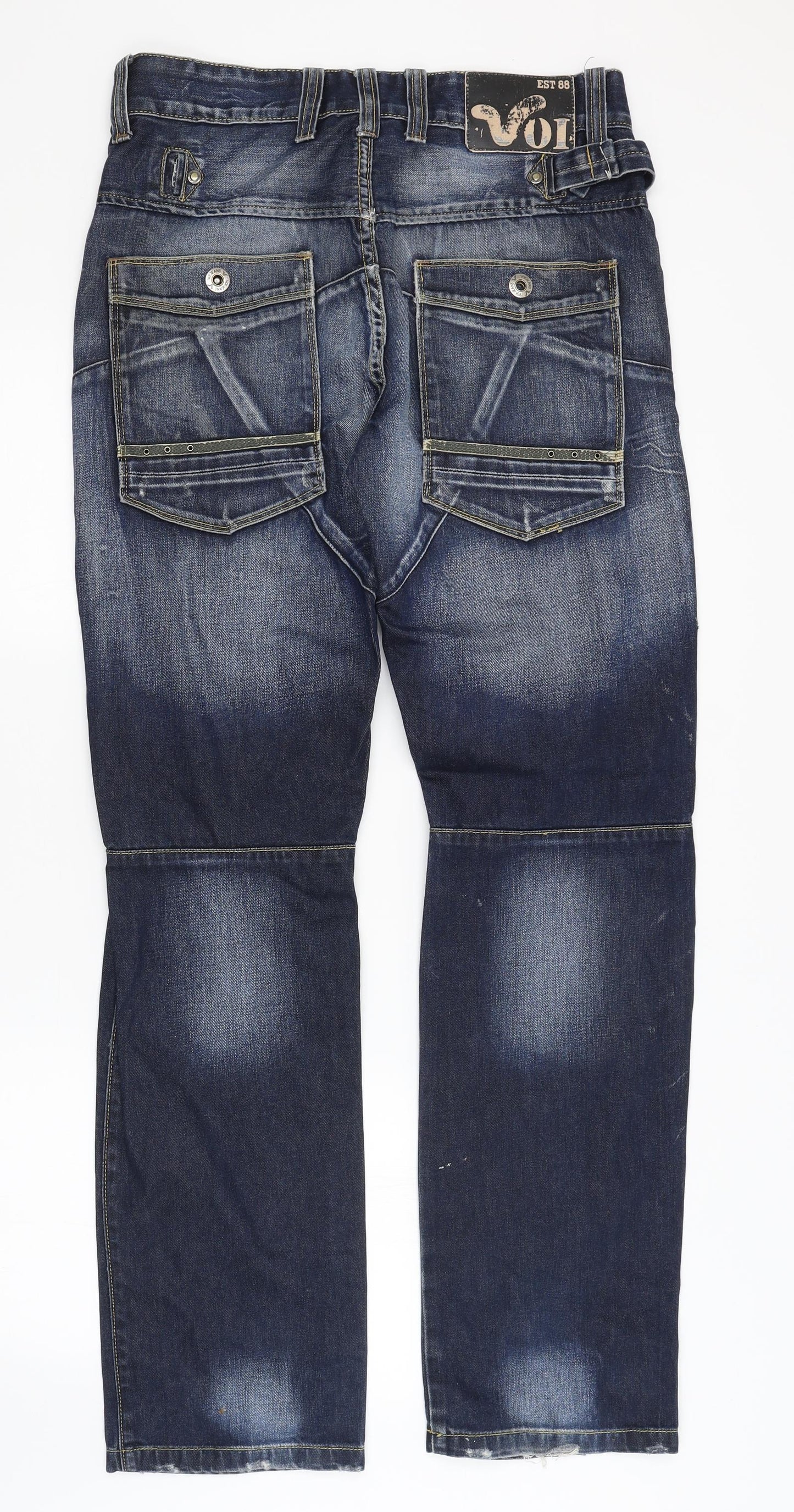 Voi Jeans Mens Blue   Straight Jeans Size 32 in L33 in