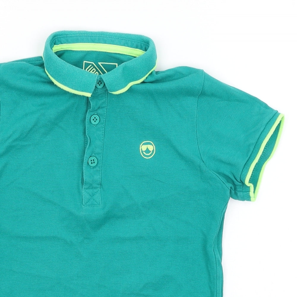 Matalan Boys Green   Basic Polo Size 7 Years