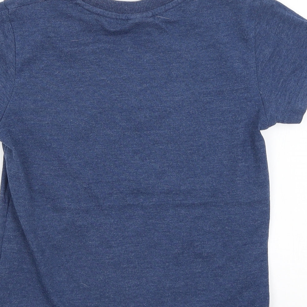 Marvel Boys Blue   Basic T-Shirt Size 7 Years  - Avengers