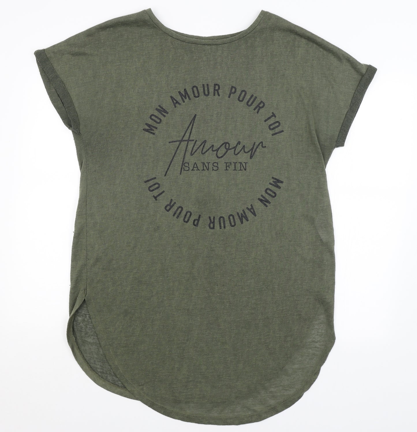 Primark Womens Green   Basic T-Shirt Size L
