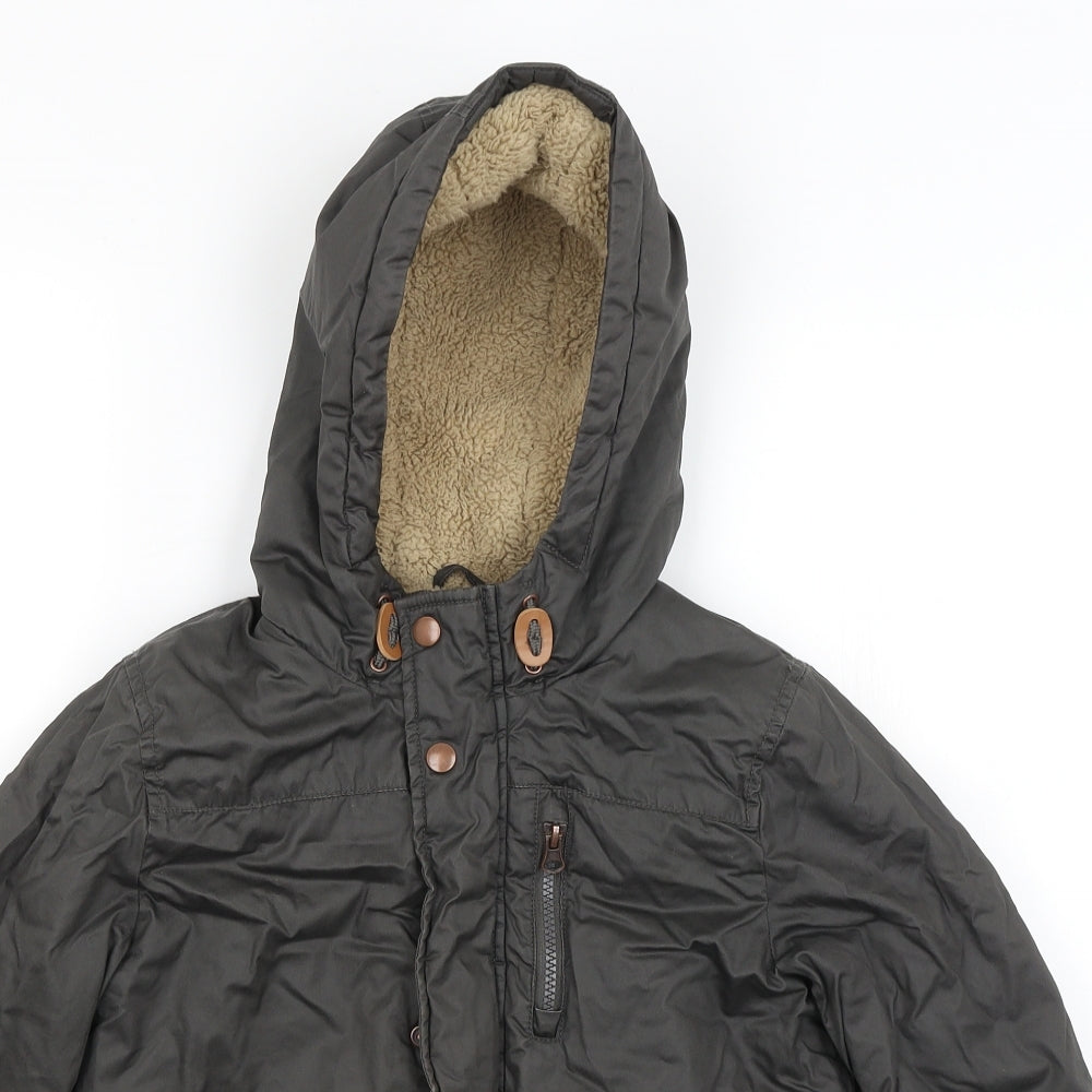 George Boys Grey   Rain Coat Coat Size 8-9 Years