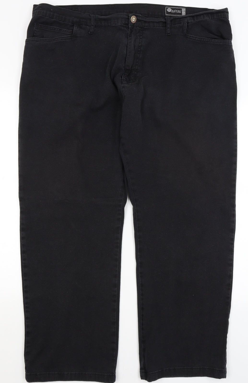 Aztec Mens Black   Straight Jeans Size 44 in L29 in