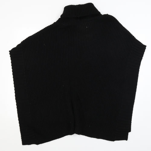 F&F Womens Black   Jacket Poncho Size S