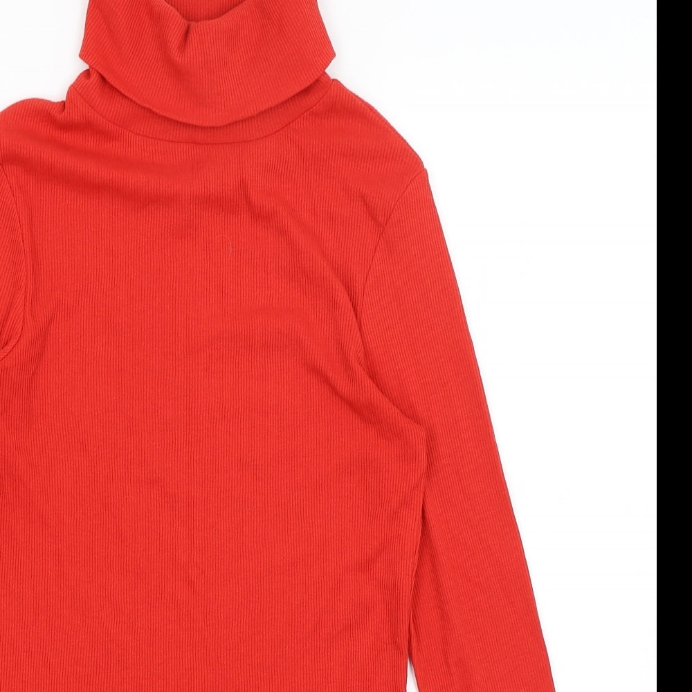 New Look Womens Red   Basic T-Shirt Size 10