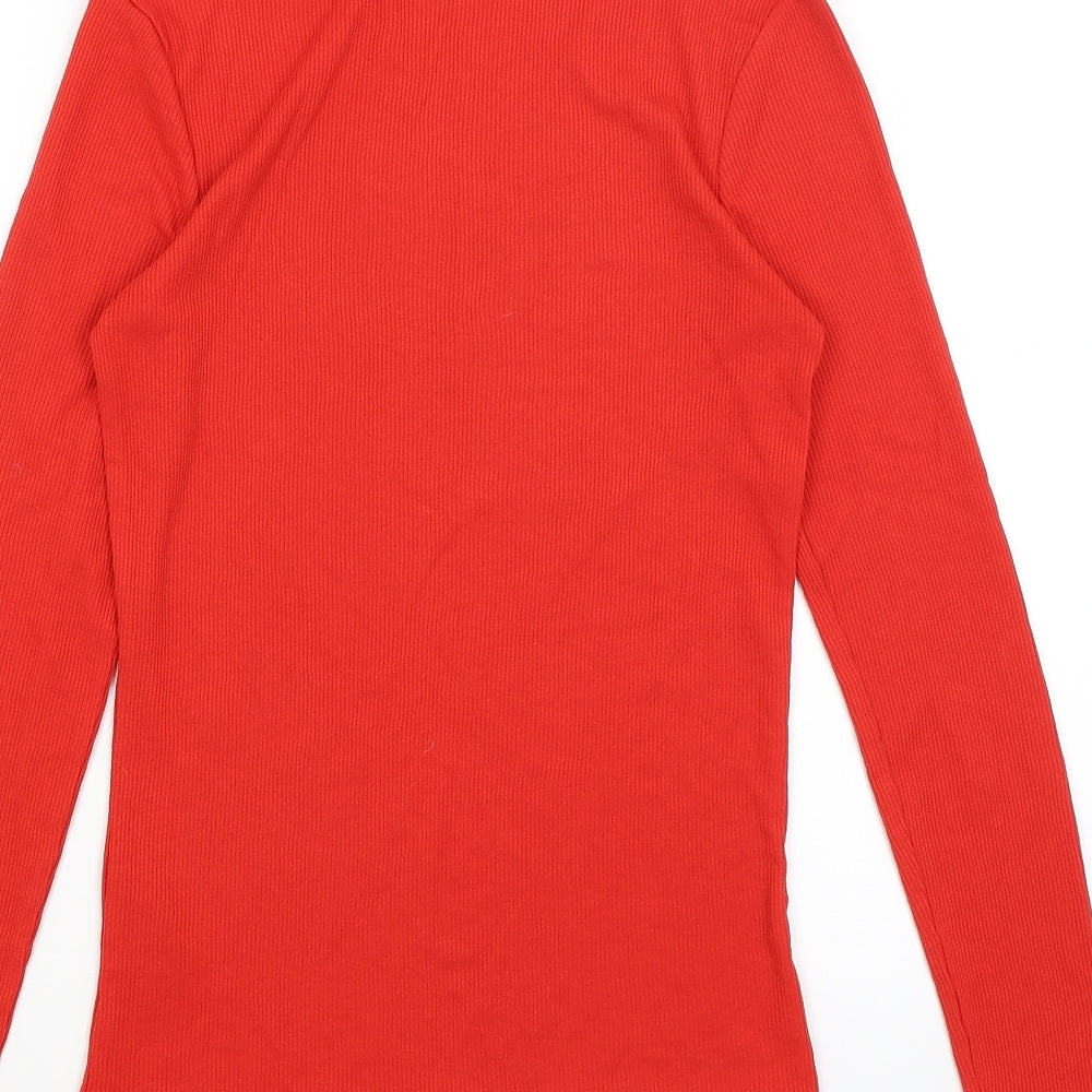 New Look Womens Red   Basic T-Shirt Size 10