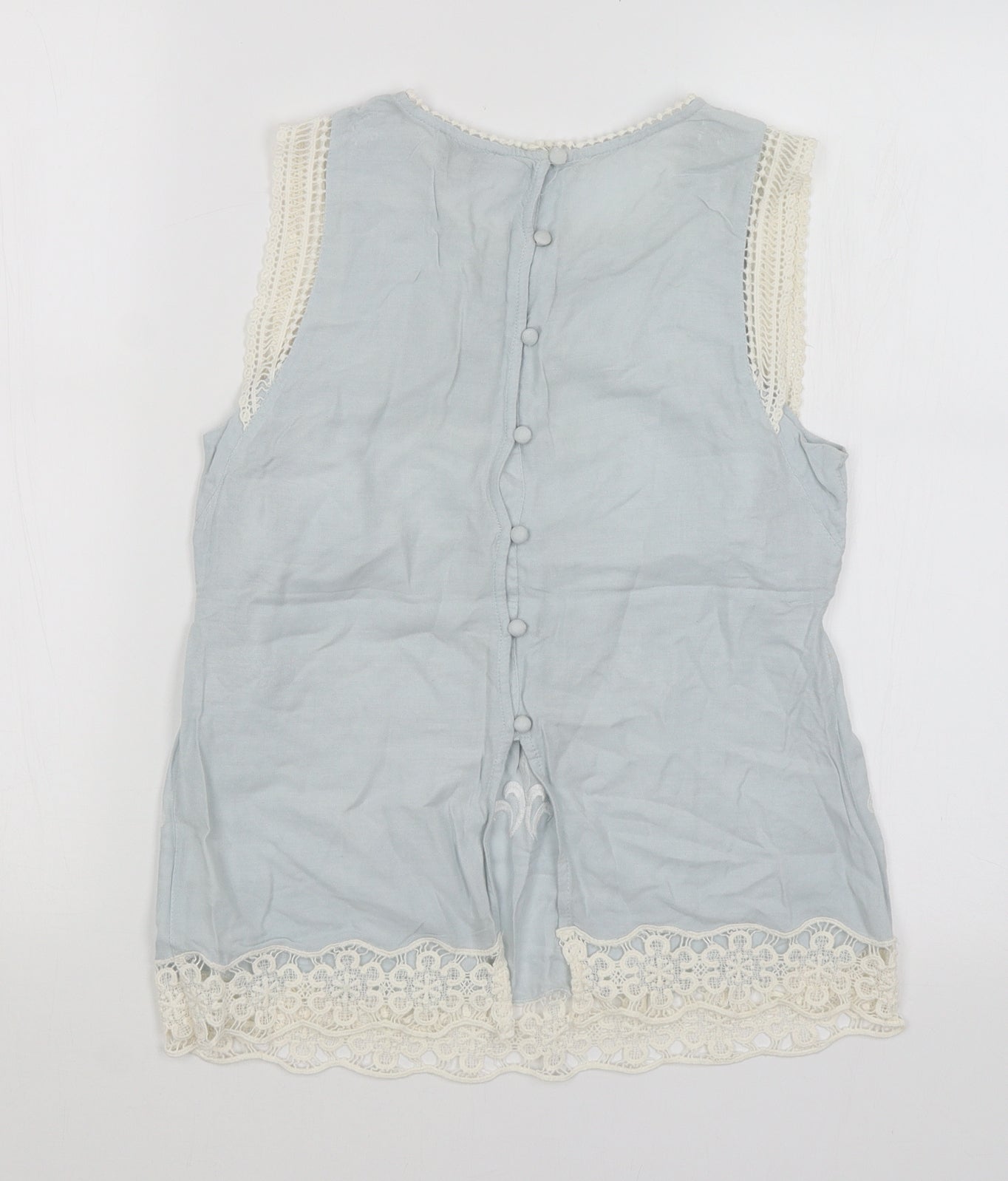 River Island Womens Blue   Basic Tank Size 8