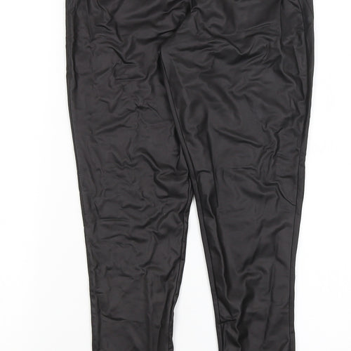 Boohoo Womens Black   Trousers  Size 10 L26 in