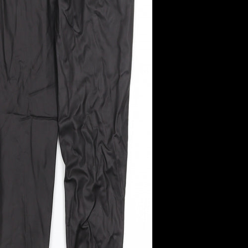 Boohoo Womens Black   Trousers  Size 10 L26 in