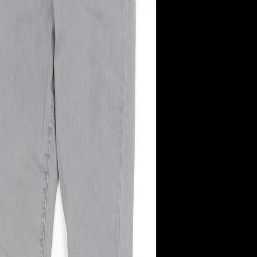 Denim Co Womens Grey   Skinny Jeans Size 14 L28 in