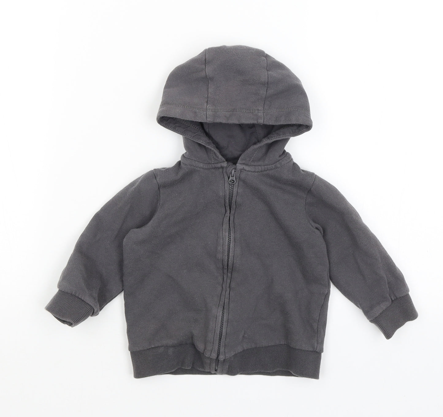 H&M Baby Grey   Full Zip Jumper Size 6-9 Months