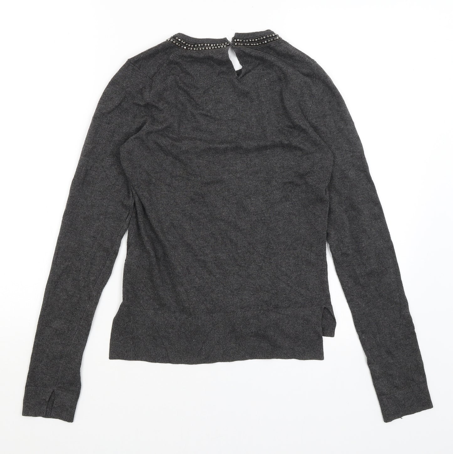 Zara Womens Grey   Pullover Jumper Size M