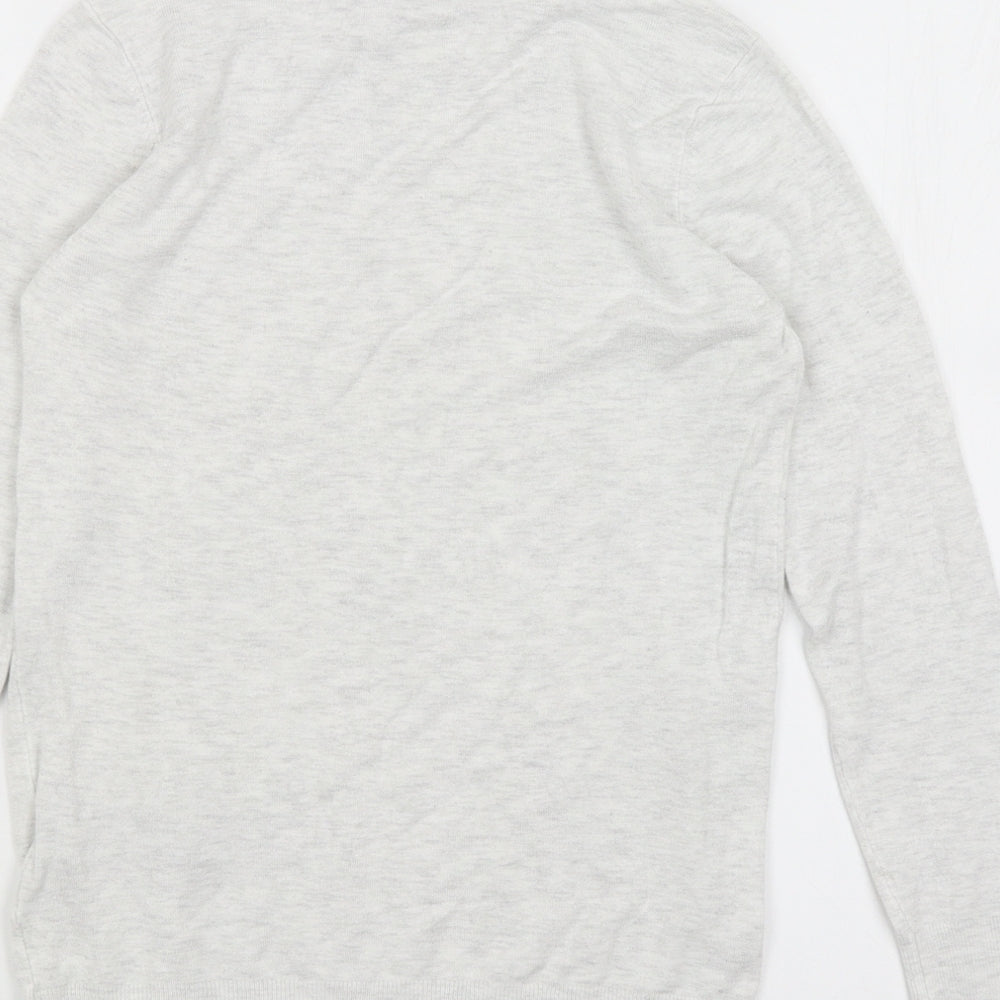 Zara Womens Grey   Basic T-Shirt Size M
