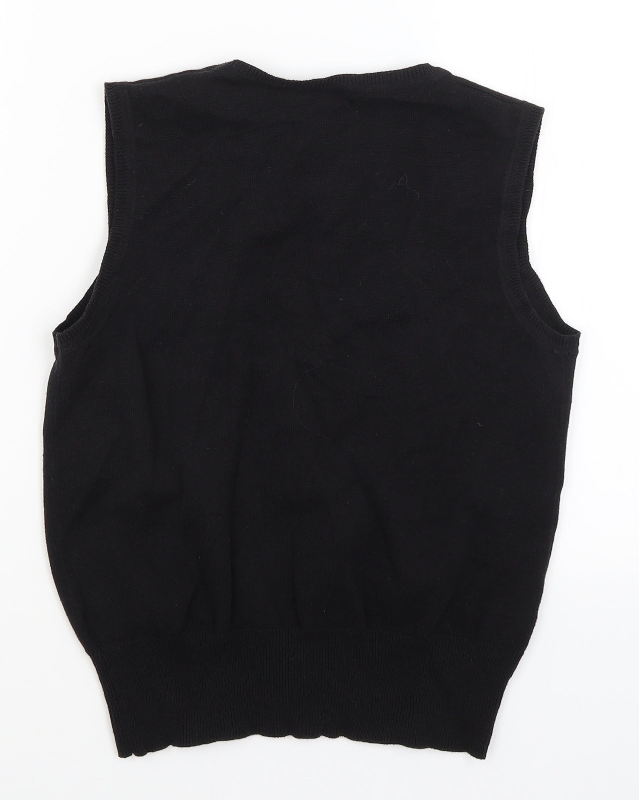 Papaya Womens Black   Vest Jumper Size 14