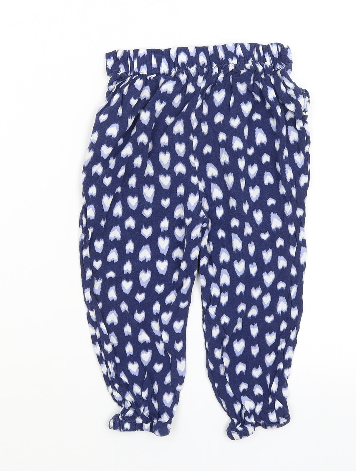 George Girls Blue   Harem Trousers Size 3-4 Years