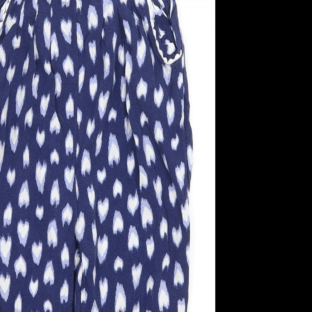 George Girls Blue   Harem Trousers Size 3-4 Years