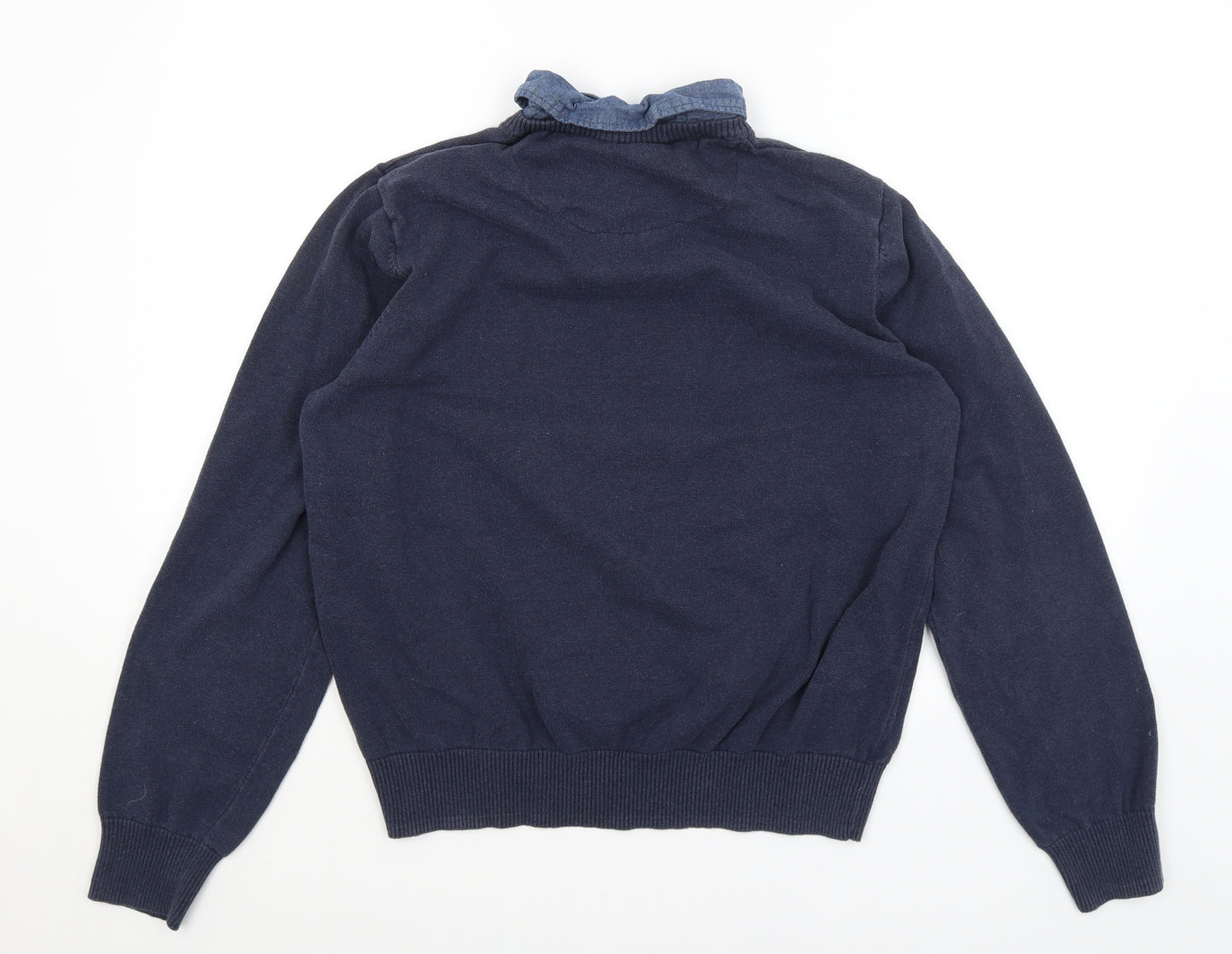 F&F Mens Blue   Pullover Jumper Size XL
