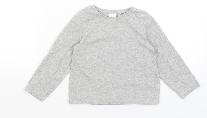 NEXT Girls Grey   Basic T-Shirt Size 2-3 Years