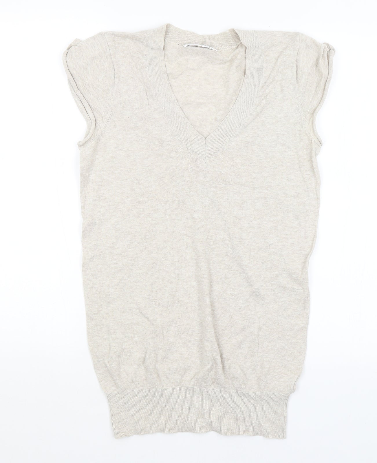 Topshop Womens Beige   Vest Jumper Size 8
