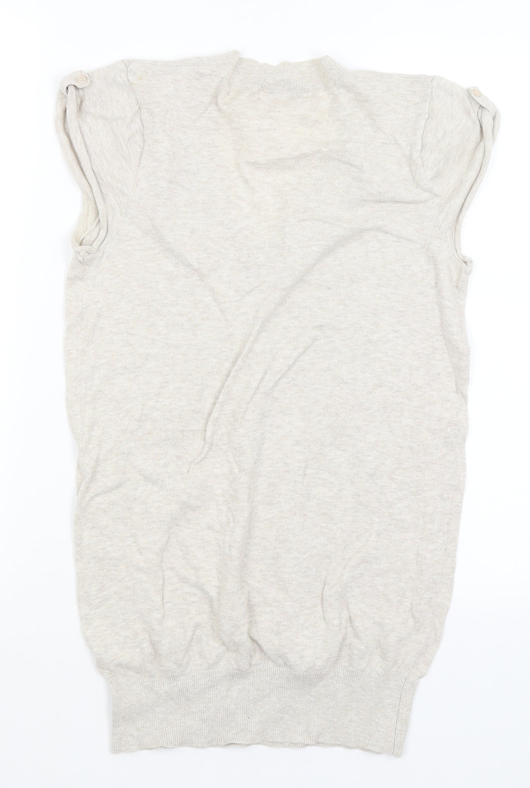 Topshop Womens Beige   Vest Jumper Size 8