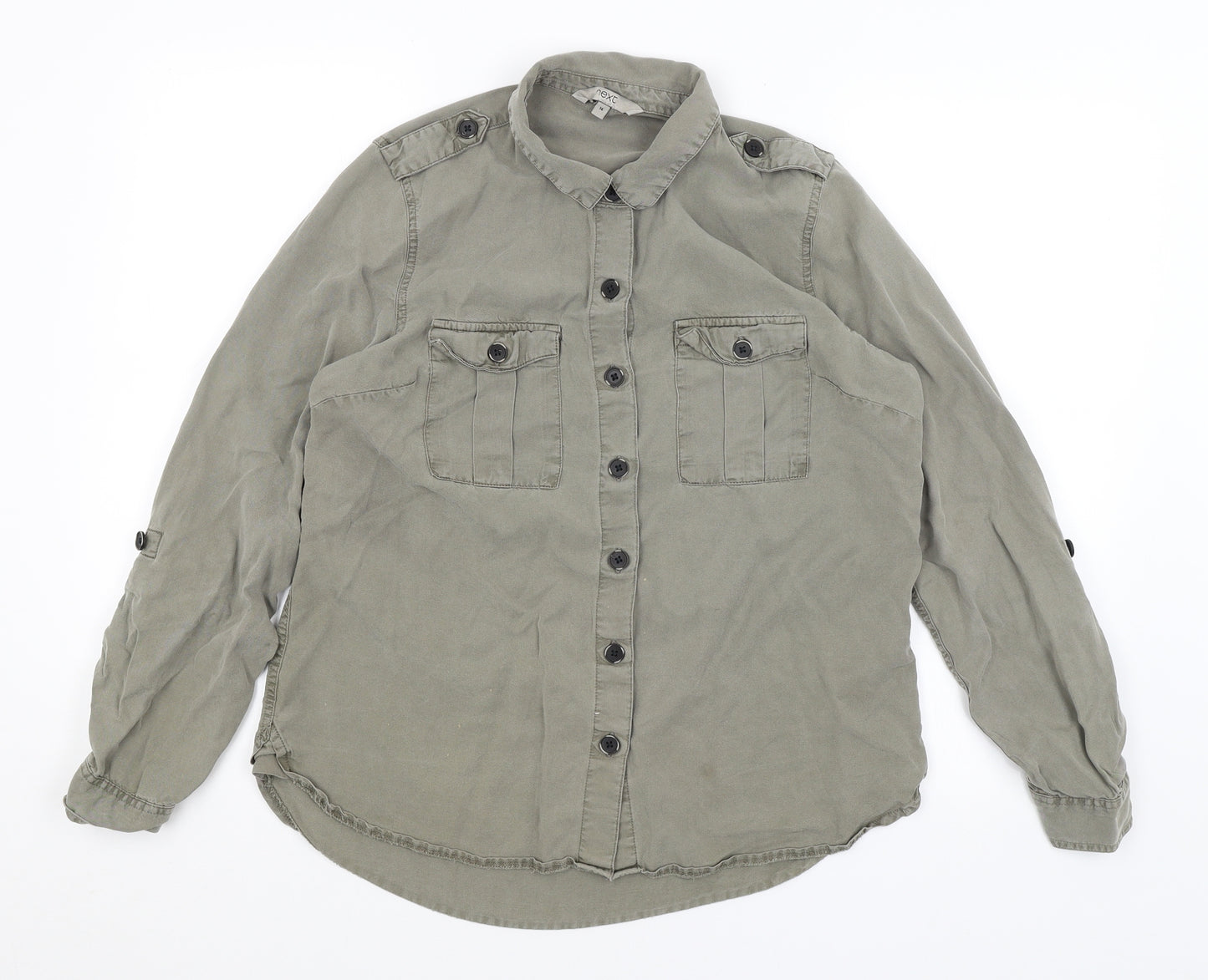 NEXT Womens Green   Basic Button-Up Size 14