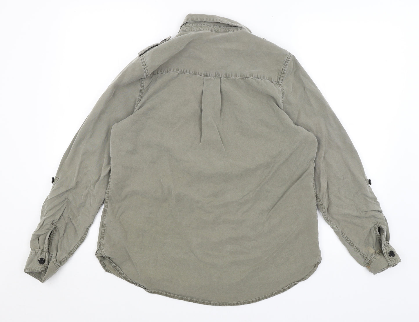 NEXT Womens Green   Basic Button-Up Size 14