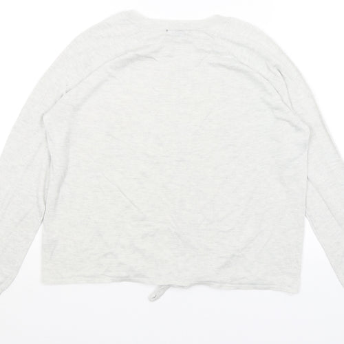Poof New York Womens Grey   Pullover Jumper Size L