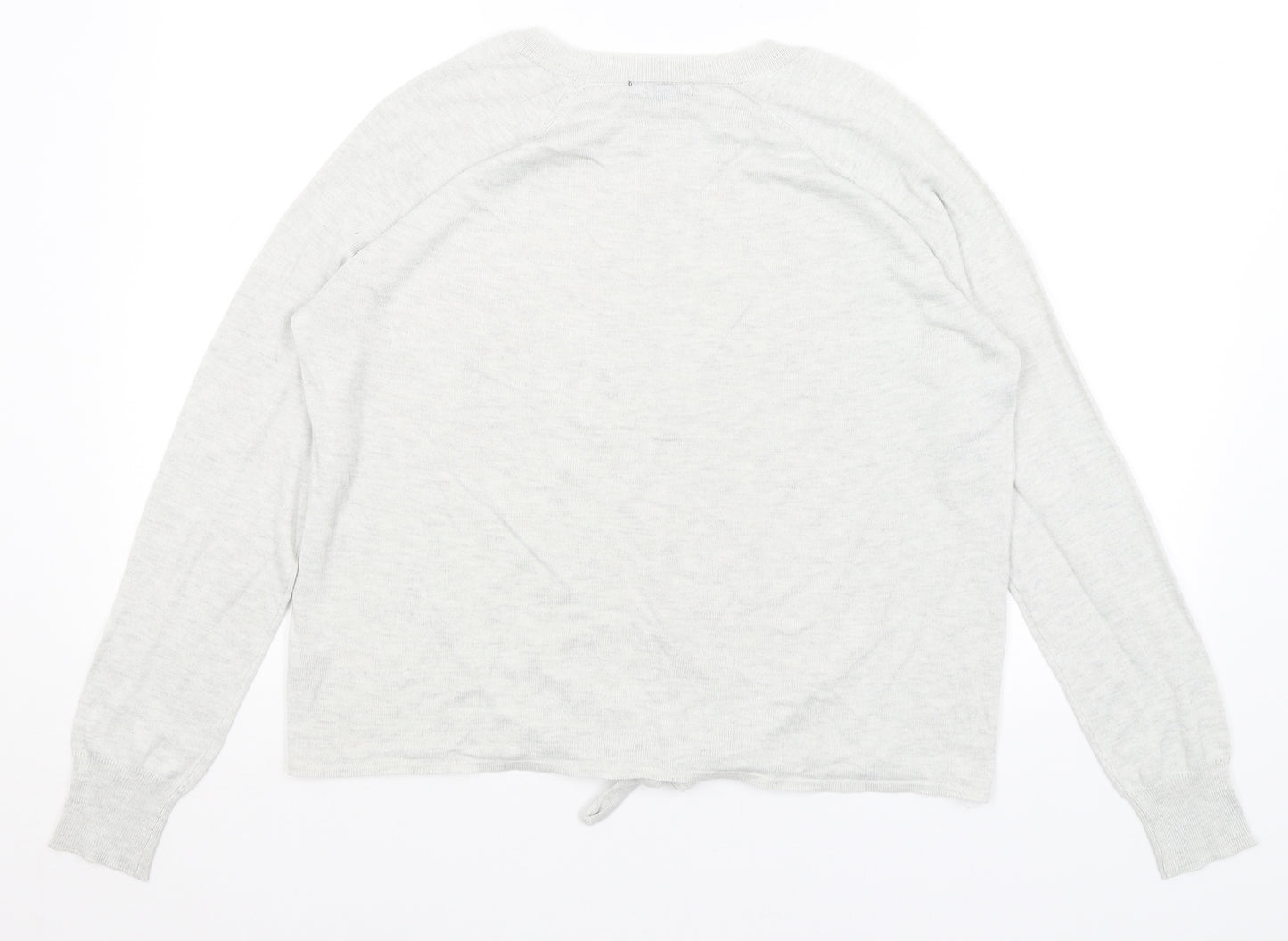 Poof New York Womens Grey   Pullover Jumper Size L