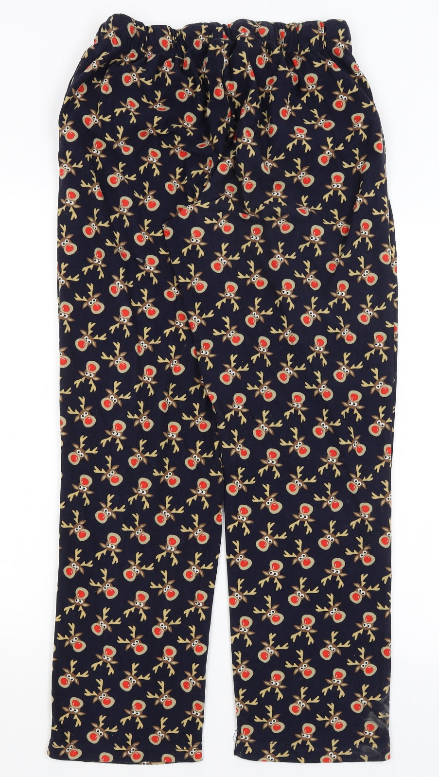 NEXT Mens Blue Solid   Pyjama Pants Size M  - Reindeer