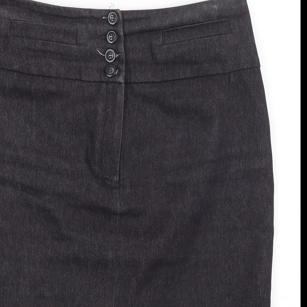Austin Reed Womens Grey   Straight & Pencil Skirt Size 14